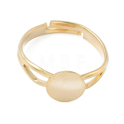 Adjustable Brass Pad Ring Setting KK-K414-05B-G-1