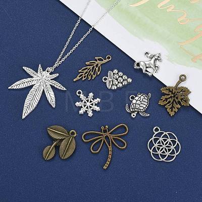 Tibetan Style Alloy Pendants TIBE-MSMC009-03M-1