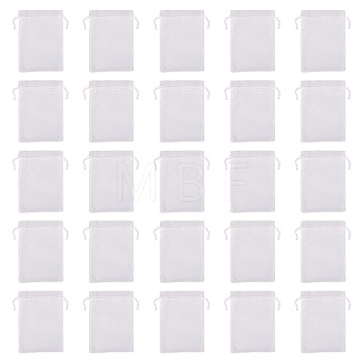 50Pcs Organza Bags Jewellery Storage Pouches Wedding Favour Party Mesh Drawstring Gift OP-TA0001-16E-1