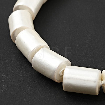 Electroplated Shell Pearl Beads Strands BSHE-G027-07B-01-1