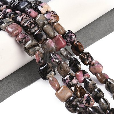 Natural Rhodonite Beads Strands G-M435-A06-01-1