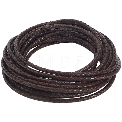 5M Round Braided Cowhide Letter Cord WL-GF0001-34B-04-1
