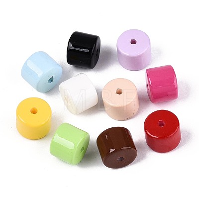 Opaque Acrylic Beads SACR-T035-31M-1
