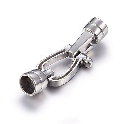 Tarnish Resistant 304 Stainless Steel Clasps STAS-E440-84P-1