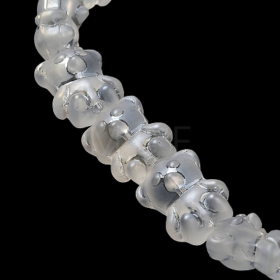 Electroplate Glass Beads Strands EGLA-Q127-A02-01K-1