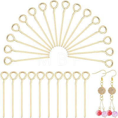 Unicraftale 304 Stainless Steel Eye Pins STAS-UN0013-29B-1