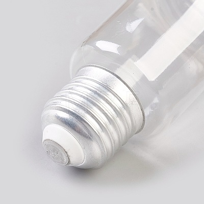 Creative Plastic Light Bulb Shaped Bottle AJEW-WH0059-01S-1