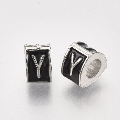 Alloy European Beads MPDL-S038-09Y-1