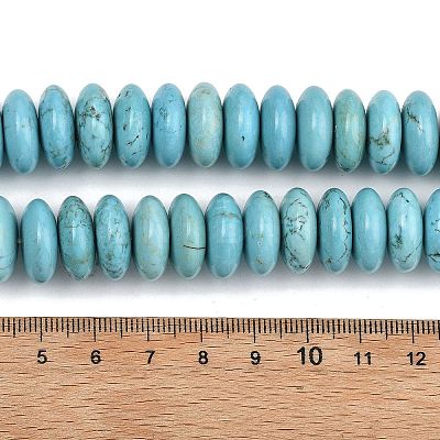 Dyed Natural Magnesite Beads Strands G-B173-A01-02-1