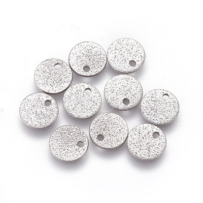 304 Stainless Steel Charms STAS-E455-02P-8mm-1