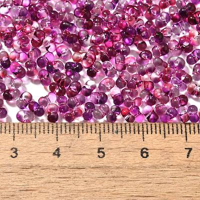 Transparent Baking Paint Glass Seed Beads SEED-A033-06A-14-1