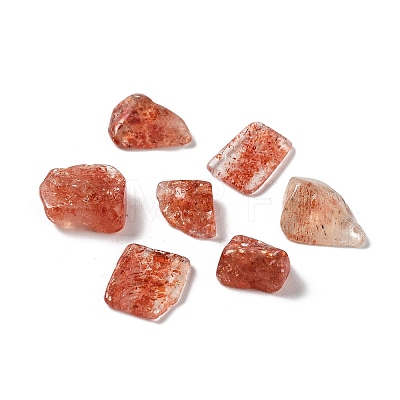 Natural Sunstone Chips Beads X-G-M428-03A-1