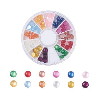Resin Cabochons CRES-X0010-06-1