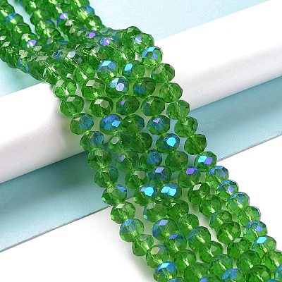 Electroplate Glass Beads Strands EGLA-A034-T3mm-L08-1