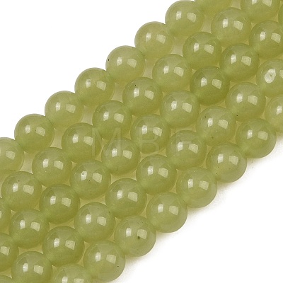 Natural Dyed White Jade Beads Strands GG-CBAEB22-B01-8mm-05-1
