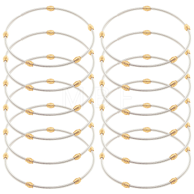 12Pcs Spring Bracelets Set BJEW-BC0001-13P-1