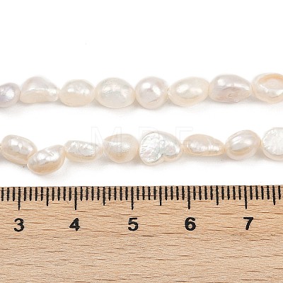 Natural Cultured Freshwater Pearl Beads Strands PEAR-P064-20H-01A-1