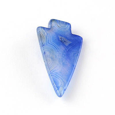 Arrow Head Dyed Natural Agate Cabochons G-R270-69-1