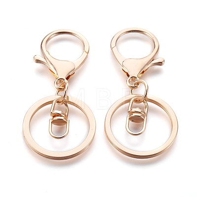 Alloy Keychain Clasp Findings IFIN-F151-02G-1