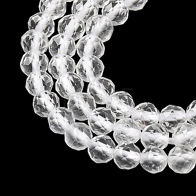 Natural Quartz Crystal Beads Strands G-H336-A11-02-1