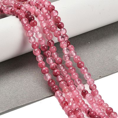 Natural Green Jade Beads Strands G-B128-A06-01-1