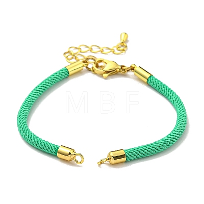 Nylon Cords Bracelet Makings Fit for Connector Charms AJEW-P116-02G-1