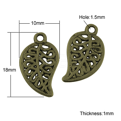 Tibetan Style Alloy Pendants TIBEP-20336-AB-NR-1