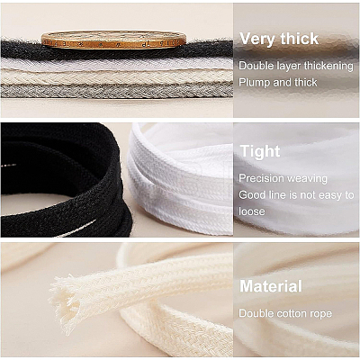 25M Double Layer Flat Cotton Cords OCOR-BC0001-74C-1