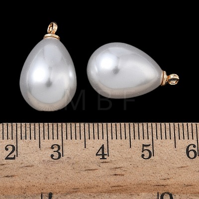 ABS Plastic Pearl Pendants FIND-Z105-03H-01G-1