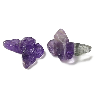 Natural Amethyst Pendants G-C091-04A-1