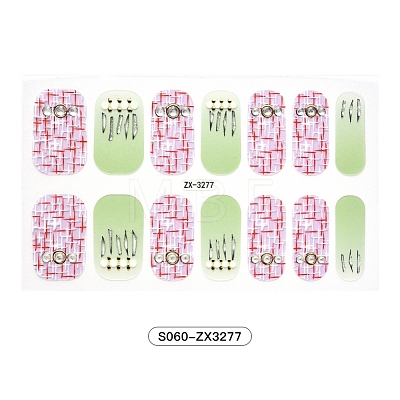 Full Cover Nombre Nail Stickers MRMJ-S060-ZX3277-1