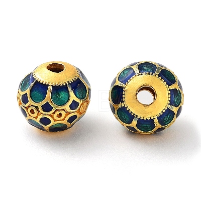 Alloy Enamel Beads ENAM-B001-07A-1