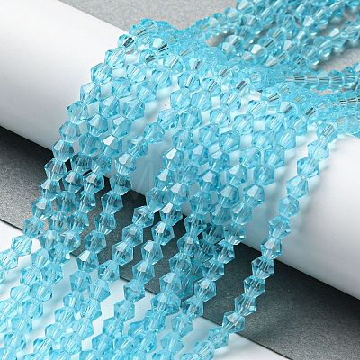 Transparent Glass Beads Strands EGLA-A039-T2mm-D20-1