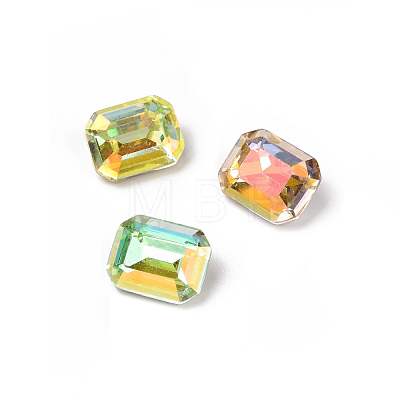 Light AB Style Glass Rhinestone Cabochons RGLA-J018-B-LA-1