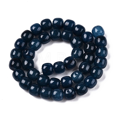 Dyed Natural White Jade Beads Strands G-T138-S05-1