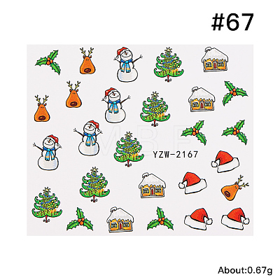 3D Christmas Nail Stickers MRMJ-Q058-2167-1