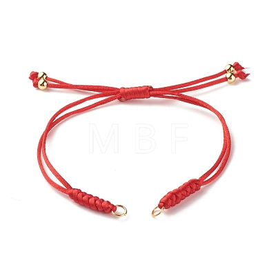 Adjustable Nylon Braided Cord Bracelet Making Accessories AJEW-JB01096-1