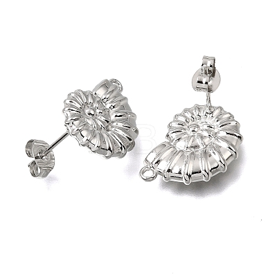 304 Stainless Steel Stud Earring Findings STAS-D391-04A-P-1