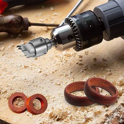 Wooden Bead Maker Beads Drill Bit Milling Cutter Set TOOL-WH0016-96-1