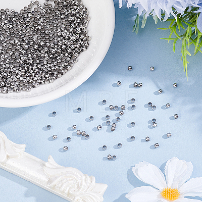 800Pcs 304 Stainless Steel Spacer Beads STAS-BBC0009-76B-1