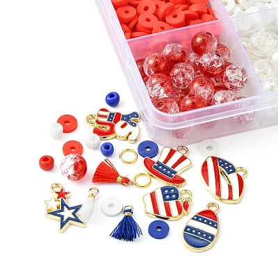 DIY Independence Day Jewelry Making Finding Kit DIY-YW0006-85-1