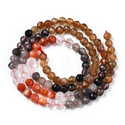 Natural Mixed Gemstone Beads Strands G-D080-A01-01-33-1