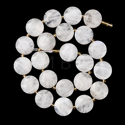 Natural Rainbow Moonstone Beads Strands G-L654-N05-01-1