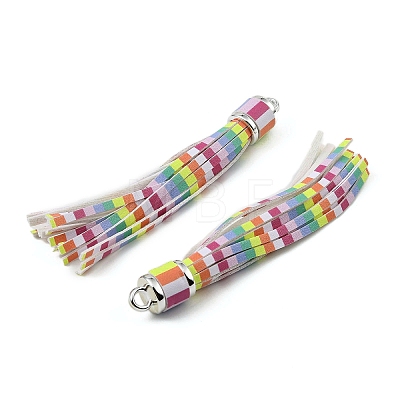 PU Leather Tassel Pendant Decorations FIND-K027-01P-01-1