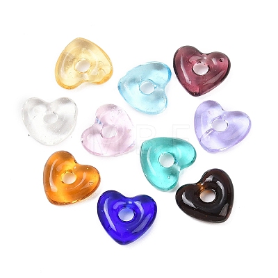 Handmade Lampwork Pendants LAMP-F042-01-1