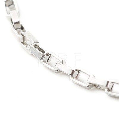 304 Stainless Steel Box Chain Bracelets X-BJEW-JB06610-1