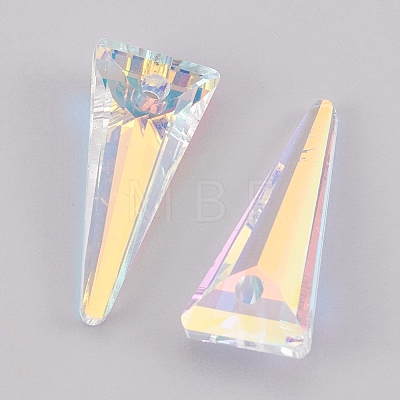 K9 Glass Rhinestone Pendants GLAA-K034-J05-A-1