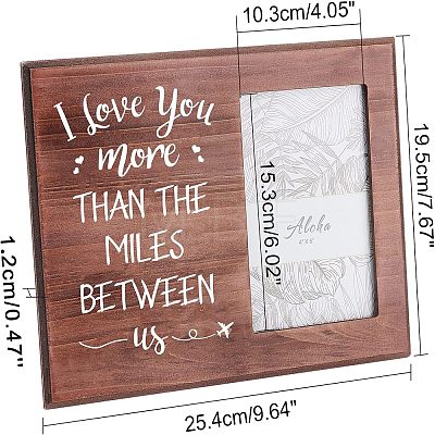 MDF Photo Frames DIY-WH0231-010-1