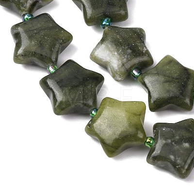 Natural Green Jade Beads Strands G-K359-E06-1