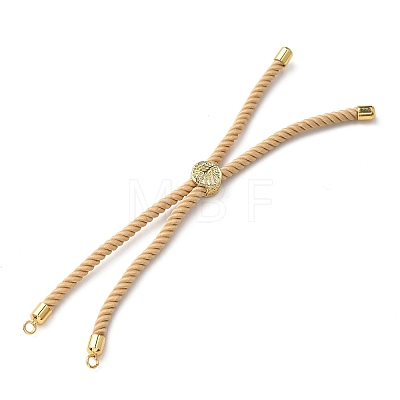 Cotton Cord Bracelet Making KK-F758-03W-G-1